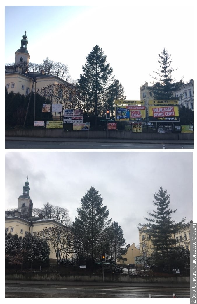 W Cieszynie Znikn Y Reklamy Obowi Zuje Uchwa A Krajobrazowa Zwrot Cz