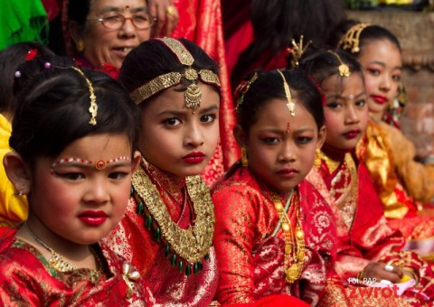 Bel Bibah ritual in Kathmandu, Nepal
