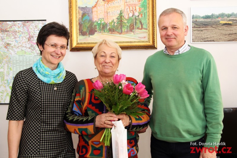 Małgorzata Rakowska w ratuszu