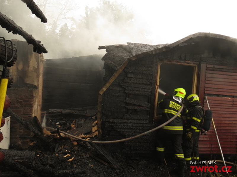 Spłonął domek w Gutach