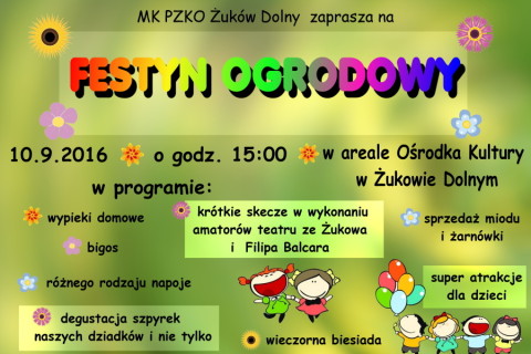 Festyn Ogrodowy w Żukowie Dolnym