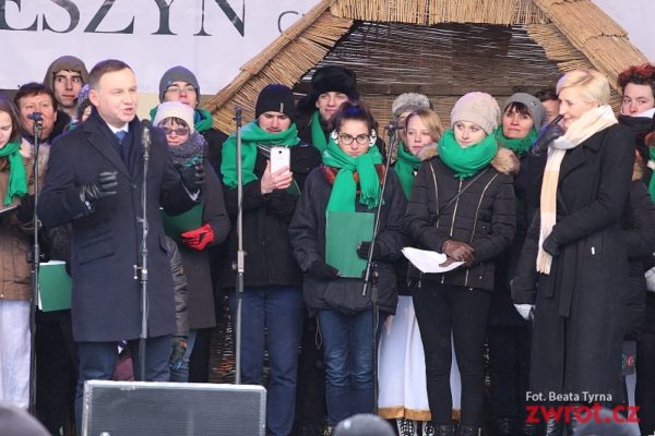 Prezydent w Skoczowie na Trzech Króli