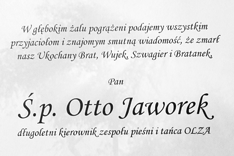 Żegnamy Otto Jaworka