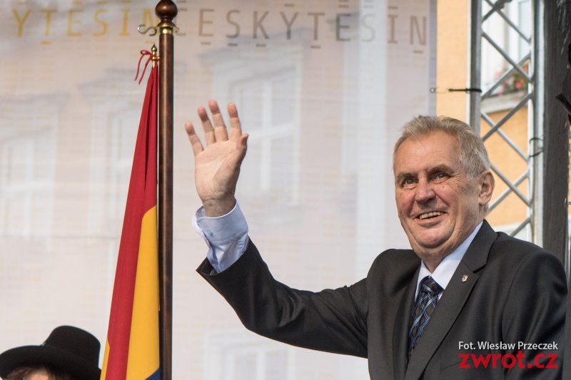 Prеzydent Zeman w Czeskim Cieszynie
