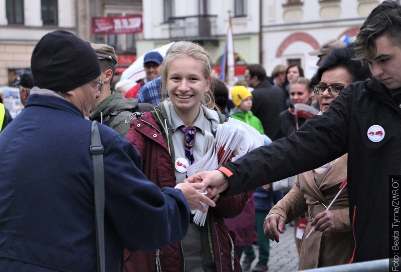 100 lat niepodległości na cieszyńskim Rynku