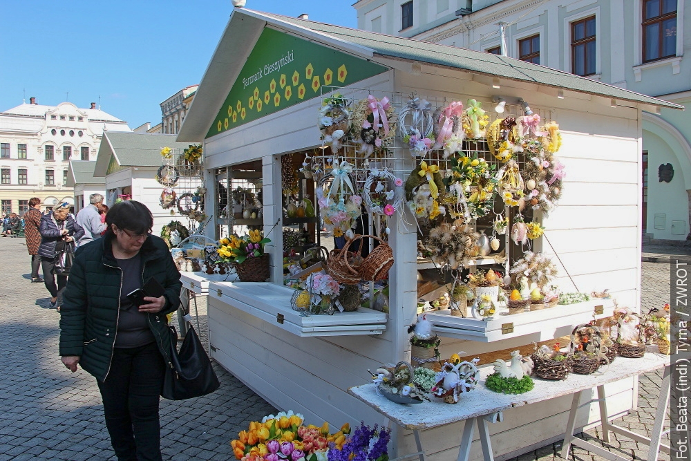 Na cieszyński Rynek już zawitała Wielkanoc