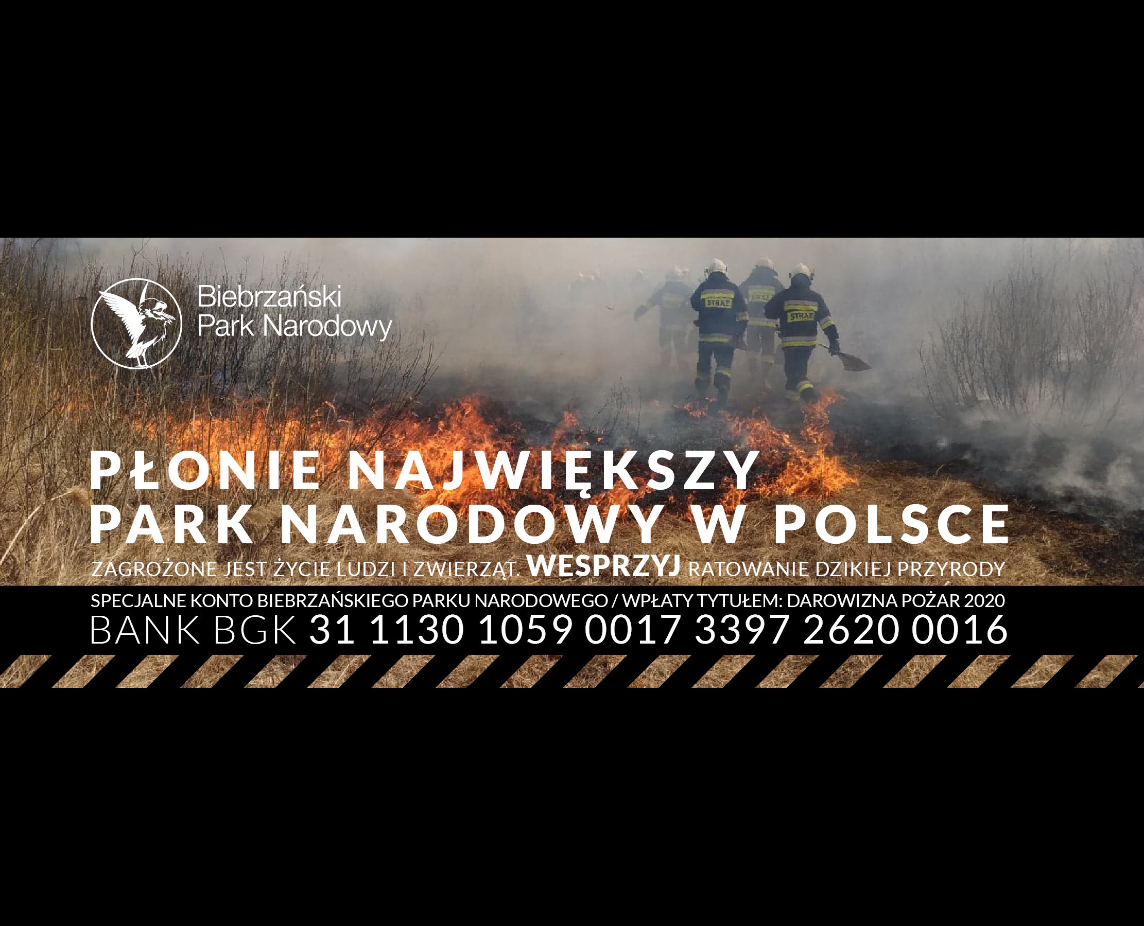 Wypalanie traw przyczyną pożaru Biebrzańskiego Parku Narodowego