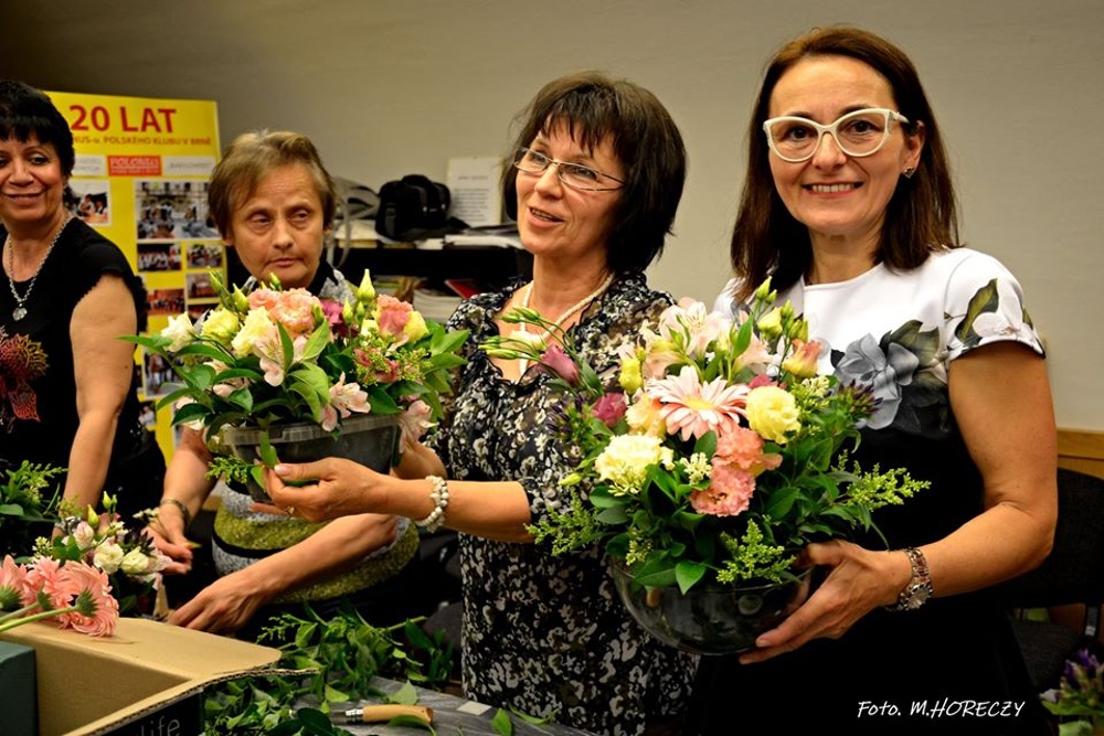 Warsztatów florystycznych w Klubie Polonus ciąg dalszy