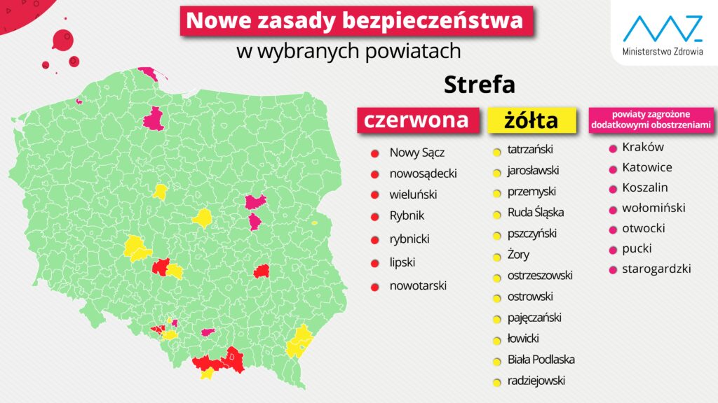 Zaktualizowana mapa zagrożenia w Polsce