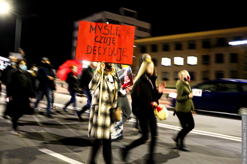 Wczorajszy protest w Cieszynie