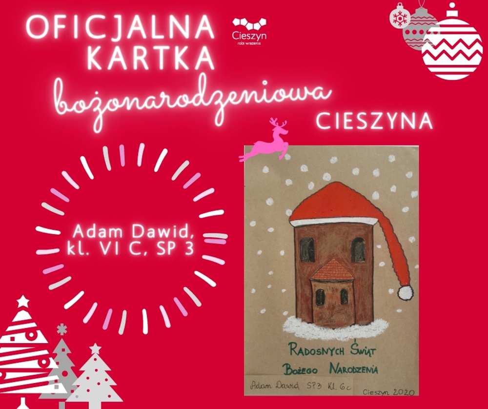 Znamy wyniki konkursu „Oficjalna kartka bożonarodzeniowa Cieszyna”