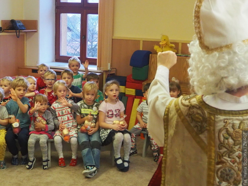 Dzieci w Milikowie były grzeczne. Odwiedził je Mikołaj