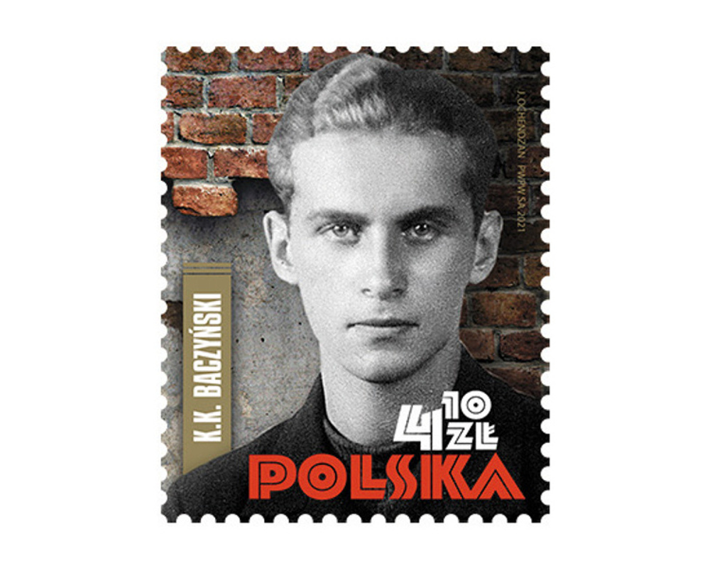 Poczta Polska wprowadza znaczek pocztowy z Baczyńskim