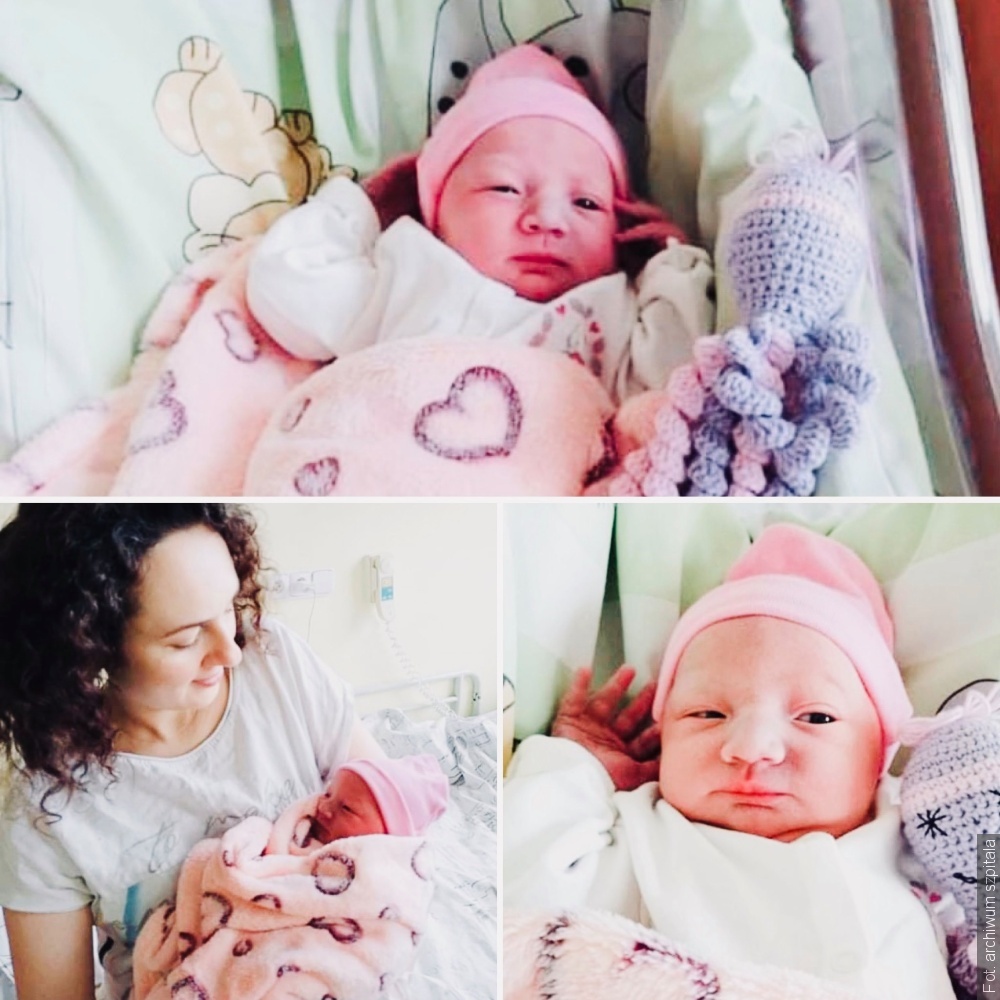 Pierwsze dziecko urodzone w tym roku w szpitalu w Hawierzowie to Karinka