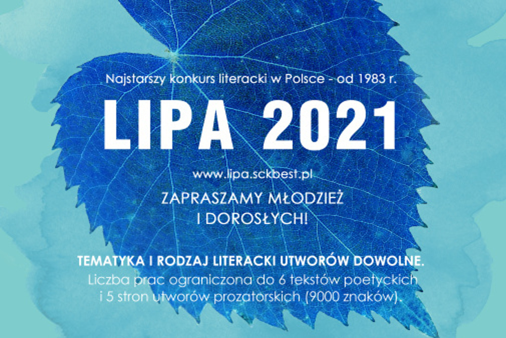 Do 4 czerwca można przesyłać prace literackie na konkurs „Lipa”