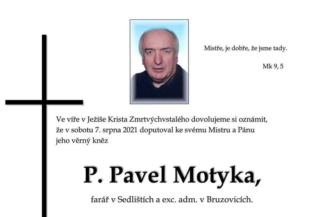 Nie żyje ks. Paweł Motyka