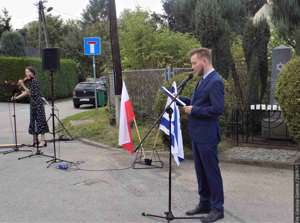 82. rocznica spalenia synagogi żydowskiej w Ustroniu