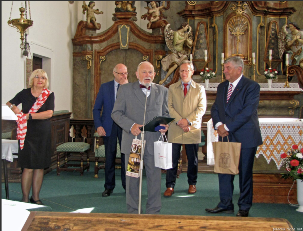 Stanisław Gawlik otrzymał medal pamiątkowy miasta Lysá nad Labem za popularyzację kultury polskiej