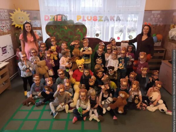 Dzieci z przedszkola w Czeskim Cieszynie świętowały Dzień Pluszowego Misia