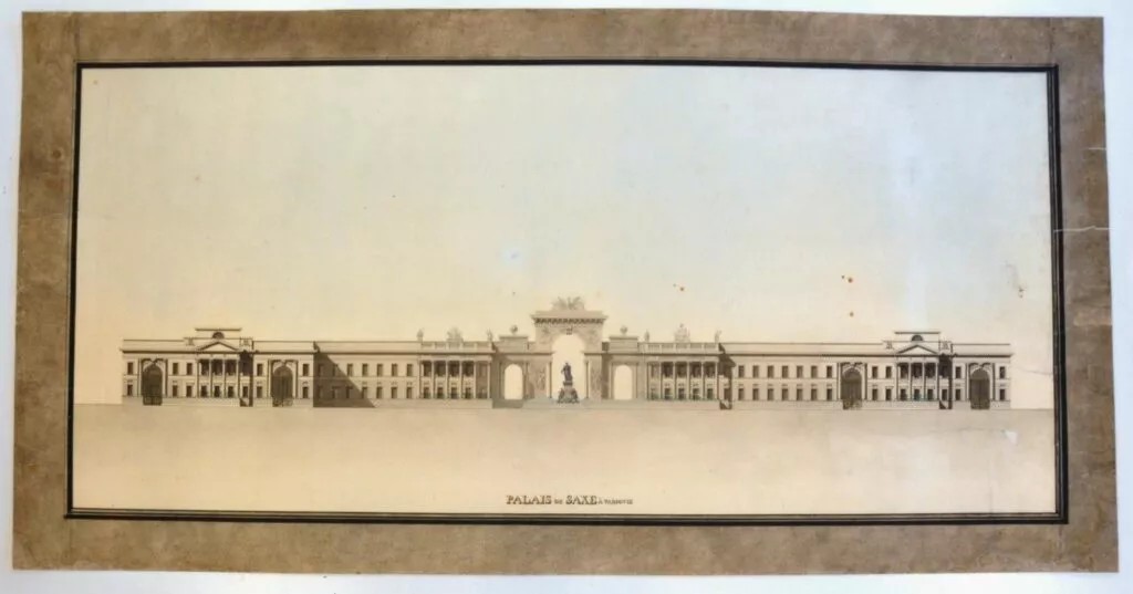 Jaki związek z Cieszynem ma XIX-wieczny projektu Pałacu Saskiego w Warszawie?