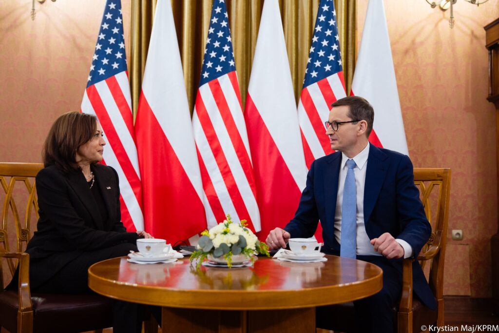 Oficjalna wizyta wiceprezydent USA Kamali Harris w Polsce