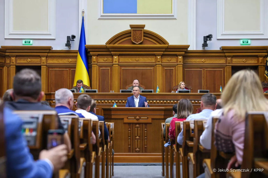 Andrzej Duda: Wolny świat ma twarz Ukrainy