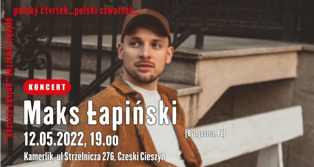 Maks Łapiński – koncert w Kamerliku | Polski_czwartek