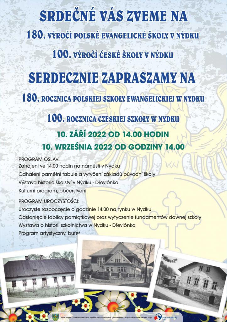 Jubileusz 180-lecia polskiej i 100-lecia czeskiej szkoły w Nydku