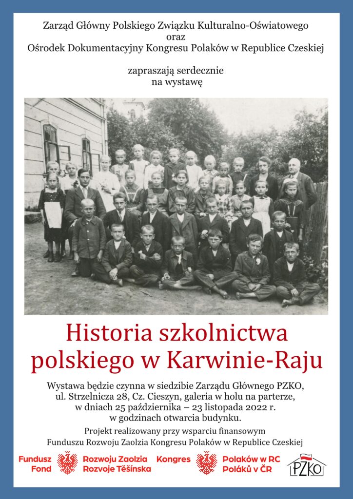 Wystawa „Historia szkolnictwa polskiego w Karwinie-Raju”