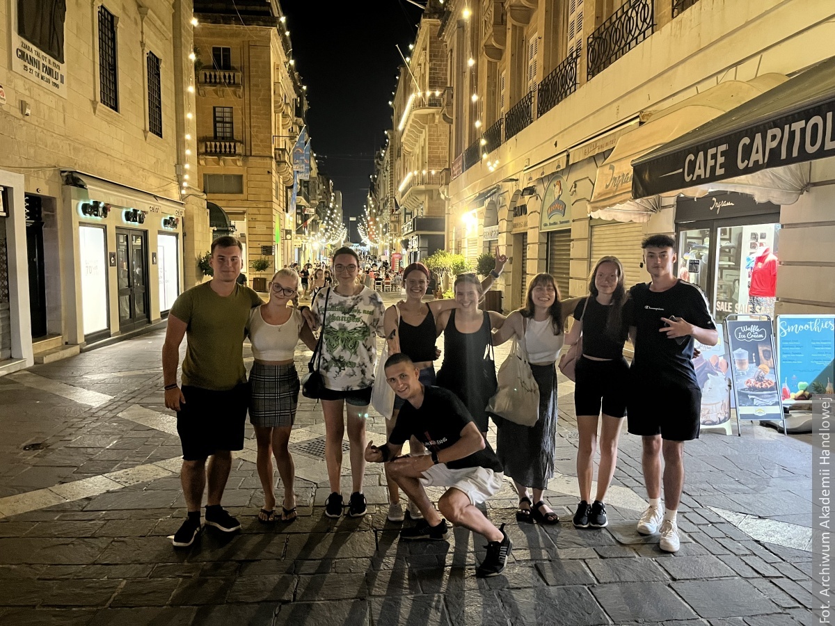Uczniowie Akademii Handlowej wyjechali na Maltę. Zdobyli cenne doświadczenia