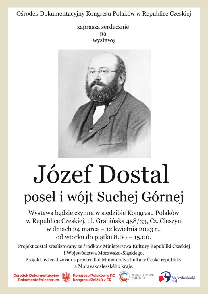 Wystawa Józef Dostal (1826-1873), poseł i wójt Suchej Górnej,