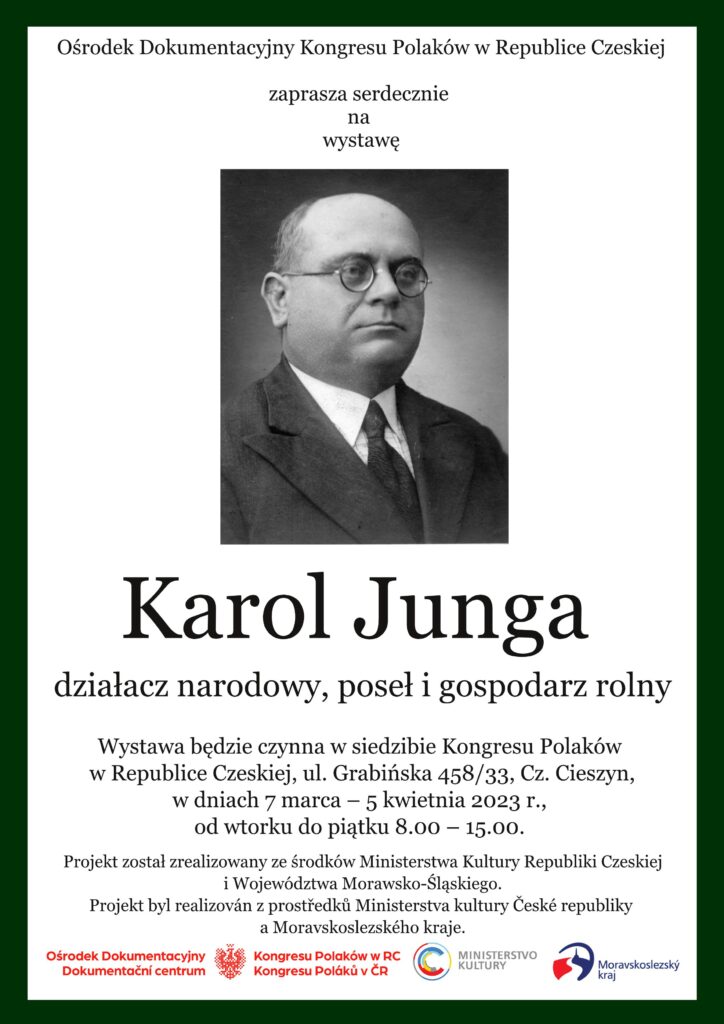 Wystawa „Karol Junga, działacz narodowy, poseł i gospodarz rolny”