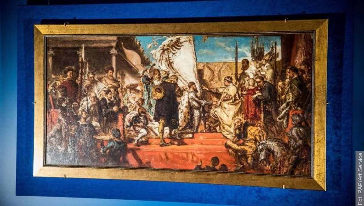Na Wawelu można oglądać nieznany szkic do Hołdu Pruskiego. Ostatni raz został publicznie wystawiony 150 lat temu
