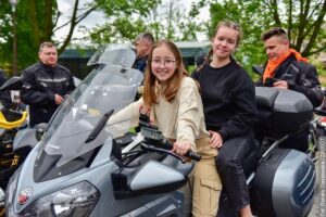 XVI Spotkania Motocyklistów na Śląsku Cieszyńskim. Spotkanie w polskiej szkole w Bystrzycy