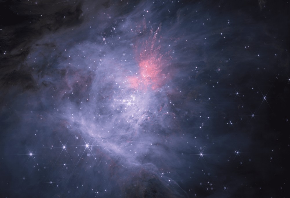 Kosmiczne fajerwerki na mozaice zdjęć Mgławicy Oriona. Jedno z najciekawszych zdjęć uzyskanych przez Teleskop Webba
