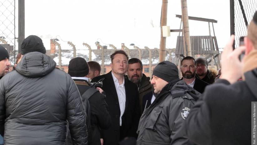 Elon Musk odwiedził Muzeum Auschwitz-Birkenau. Potem pojechał do Krakowa