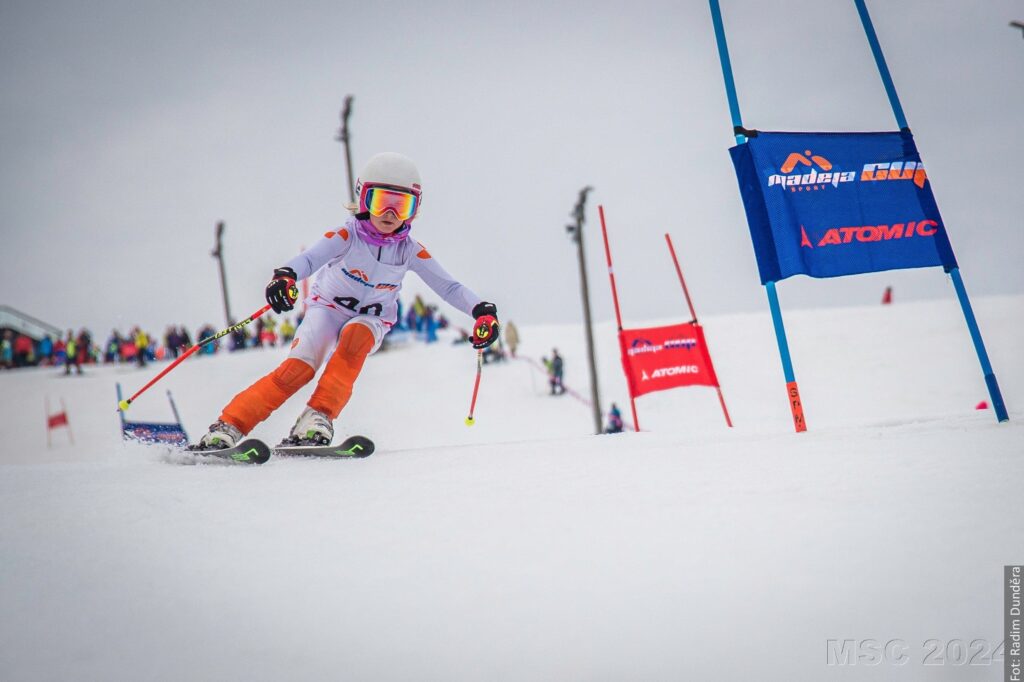 Nela Worek na trasie zawodów Madeja CUP