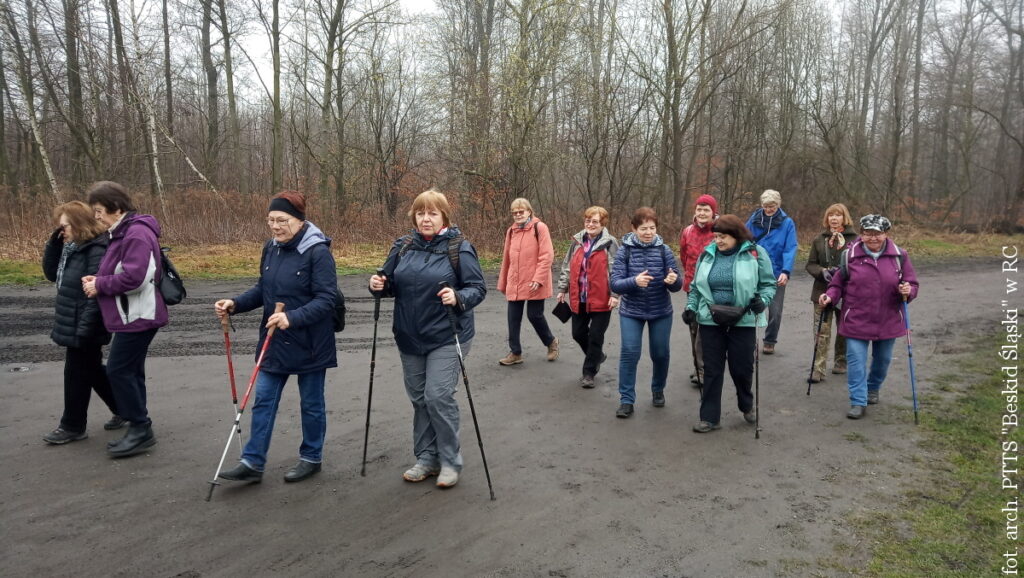 "Beskidziocy" na trasie środowego (28.02.24) spaceru z Hawierzowa do Pietwałdu