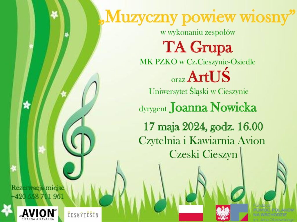 Koncert „Muzyczny powiew wiosny” w wykonaniu zespołów TA Grupa