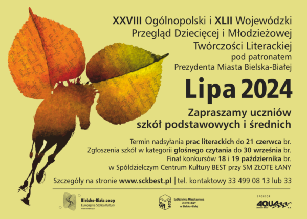 Młodzi do piór (albo klawiatur)! Można wziąć udział w najstarszym konkursie literackim w Polsce — LIPA 2024