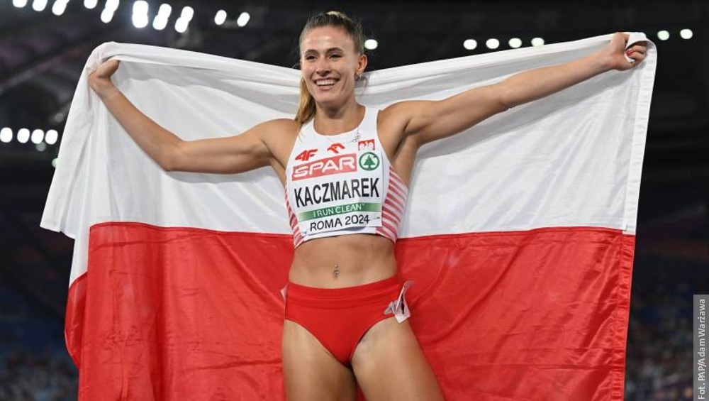 Natalia Kaczmarek z rekordem Polski i złotym medalem na 400 m podczas Mistrzostw Europy w Rzymie
