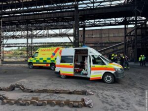 Tragiczny wypadek w Trzyńcu. Pracownik spadł z wysokości 12 metrów