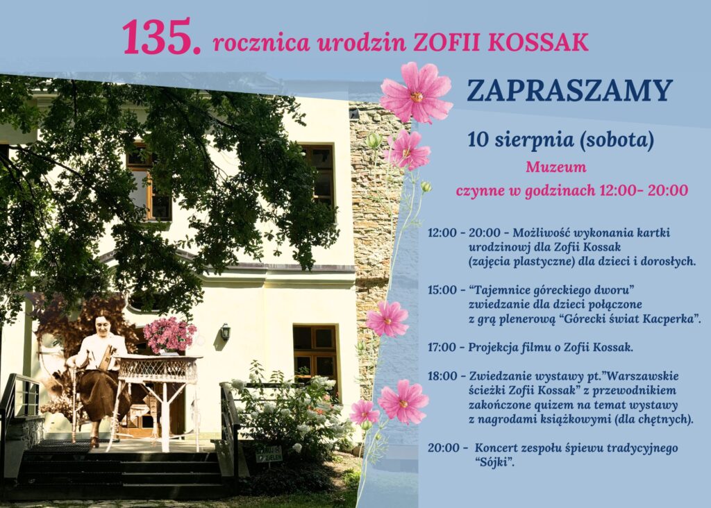 135 rocznica urodzin Zofii Kossak-Szatkowskiej