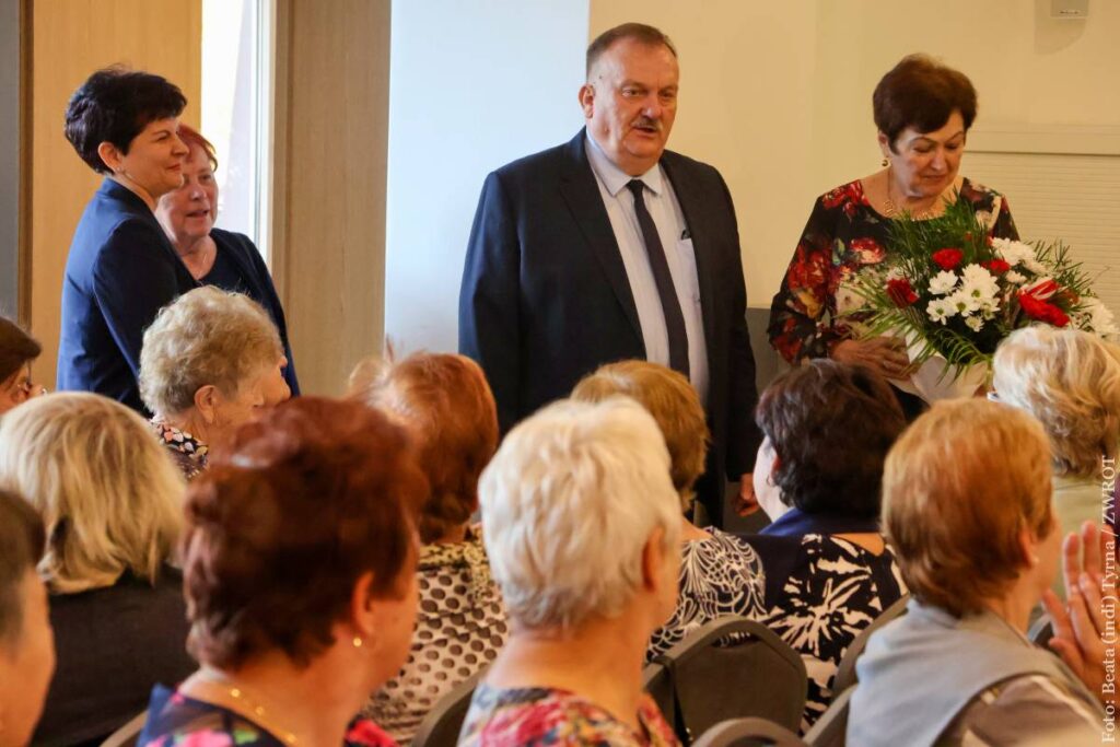 Stanisław Bogowski - konsul RP w Ostrawie. Na spotkanie przybył z żoną Małgorzatą.