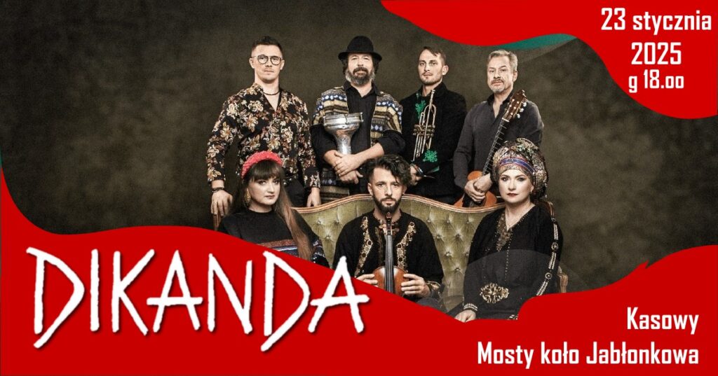 Koncert Kolęd zespołu DIKANDA w niezapomnianych aranżacjach już w przyszłym tygodniu