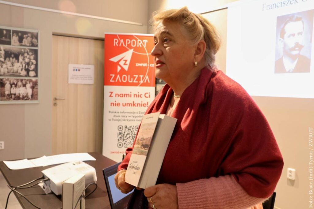 Podczas lutowego wykładu MUR-u Władysława Magiera opowiadała o swej najnowszej książce "Saga rodu Górniaków z Sibicy"
