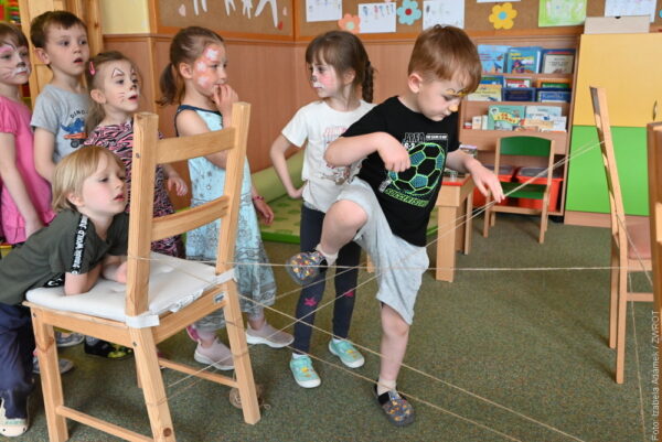 Mnóstwo uśmiechów i zabawy. Przedszkolaki z Cieszyna świętowały Dzień Dziecka