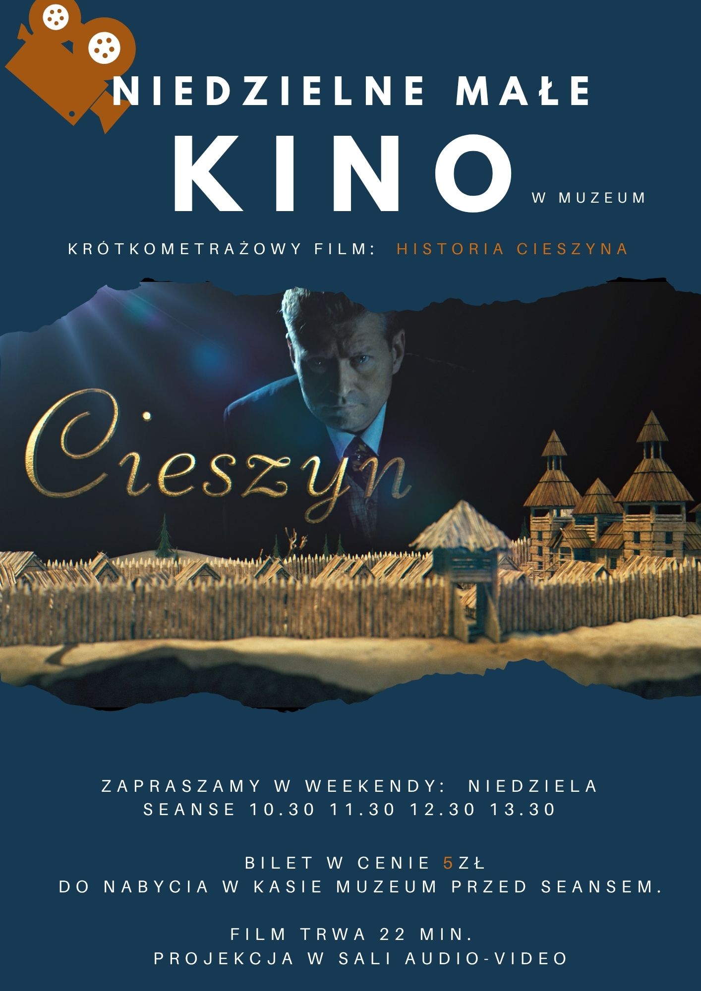 Znów działa niedzielne małe kino muzealne. W każdą wakacyjną niedzielę wyświetlany będzie film o Cieszynie
