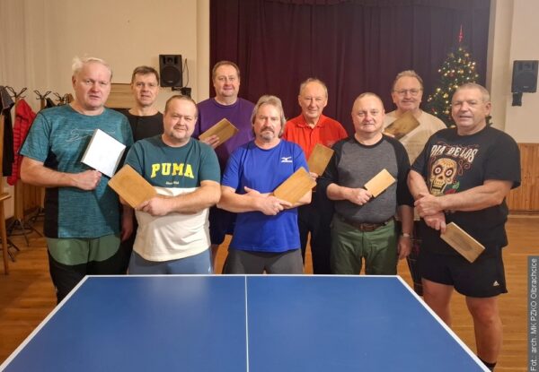 Z POCZTY REDAKCYJNEJ. Nietypowy noworoczny turniej pingpongowy w Olbrachcicach