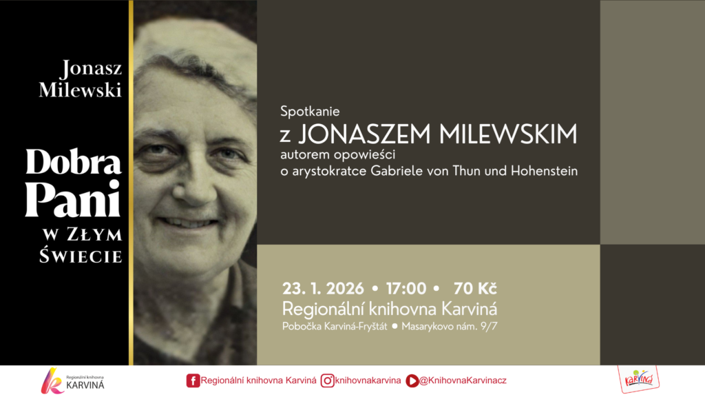 Spotkanie autorskie z Jonaszem Milewskim autorem książki Dobra Pani w złym świecie